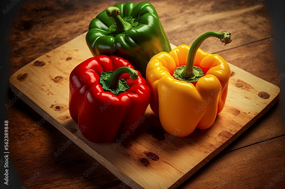 image of peppers, generated by generative AI image of peppers, generated by generative AI
