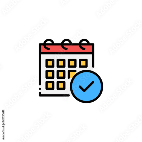 review check calendar icon