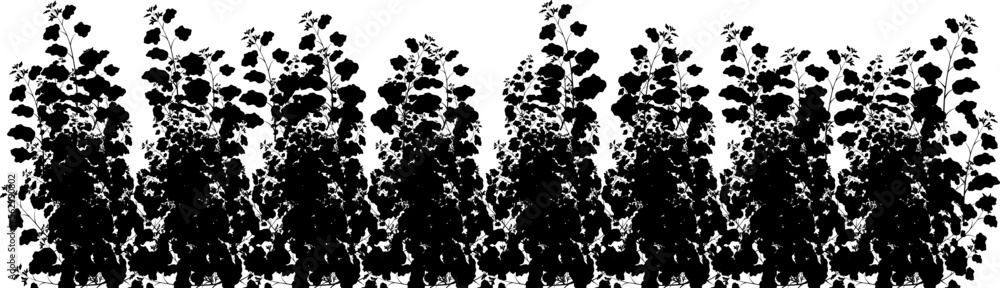 Set of ornamental black plant in the form of a hedge.Realistic garden shrub, seasonal bush, boxwood, tree crown bush foliage.For decorate of a park, a garden or a fence. Set of ornamental black plant in the form of a hedge.Realistic garden shrub, seasonal bush, boxwood, tree crown bush foliage.For decorate of a park, a garden or a fence.
