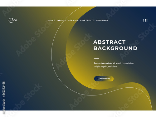 Abstract trendy gradient background for landing pages. Can be used for posters, placards, brochures, banners, web pages, headers, covers
