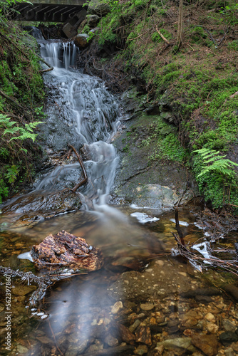 a waterfall in the Vogtland