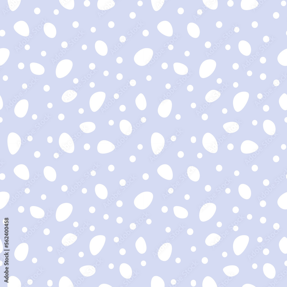 Seamless vector pattern with polka dots on a lilac background Seamless vector pattern with polka dots on a lilac background