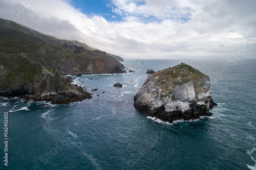 San Martin Rock in Big Sur, California. USA