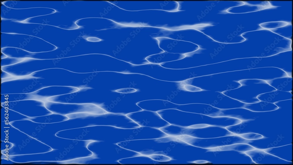 Graphic effect of naturally flowing blue waves Graphic effect of naturally flowing blue waves