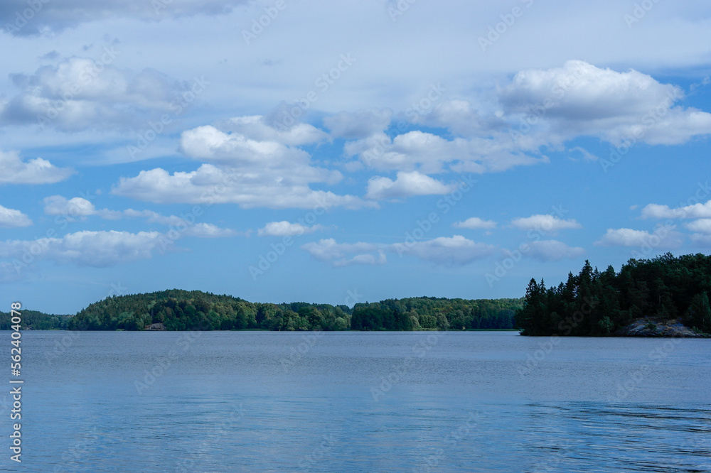 lake and clouds