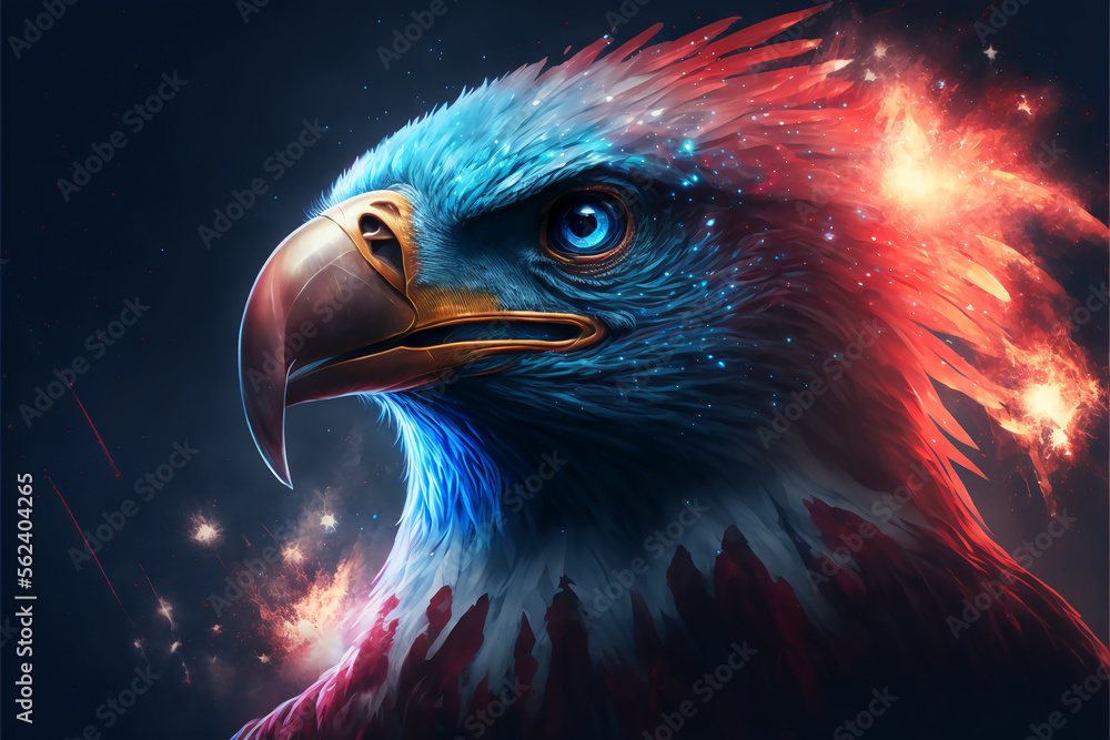 happy 4th of july eagle gif