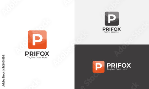 Prifox P Letter Logo