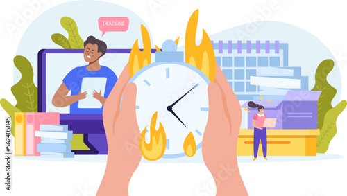 Business Stress Burning Composition