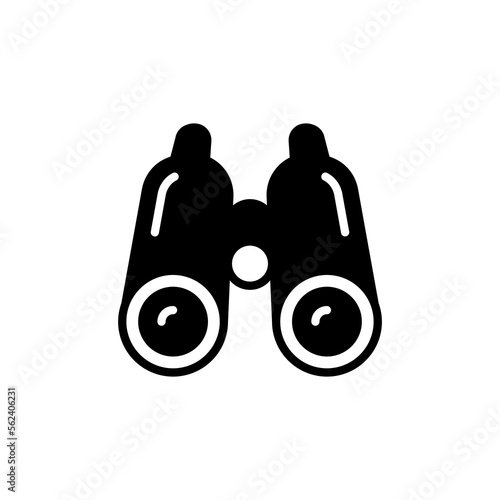 Binoculars icon in vector. Logotype