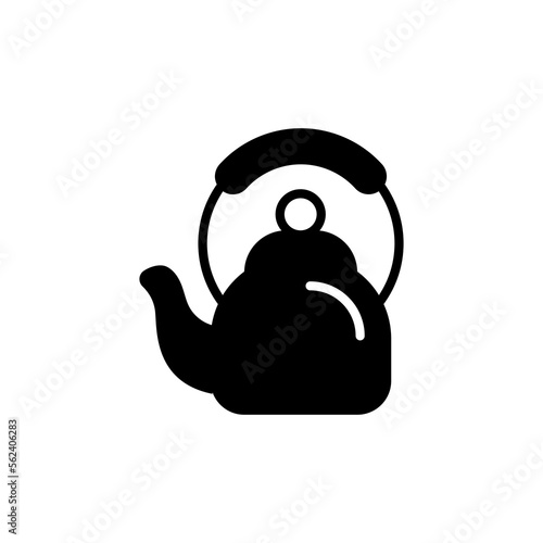 Teapot icon in vector. Logotype