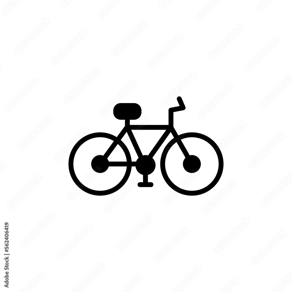 Obraz premium Bicycle icon in vector. Logotype