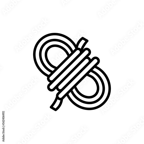 Rope icon in vector. Logotype