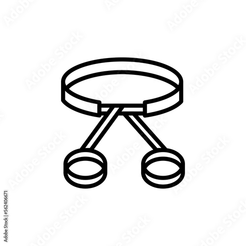 Harnesses icon in vector. Logotype