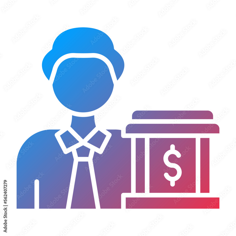 Personal Banking Icon Style Personal Banking Icon Style