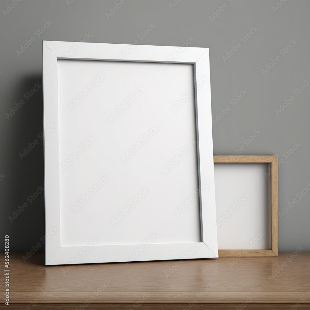 Wooden Frame Generative AI Wooden Frame Generative AI