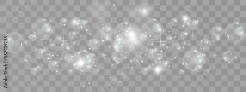  Bubble vector. soap bubble on a transparent background. Vector design. 