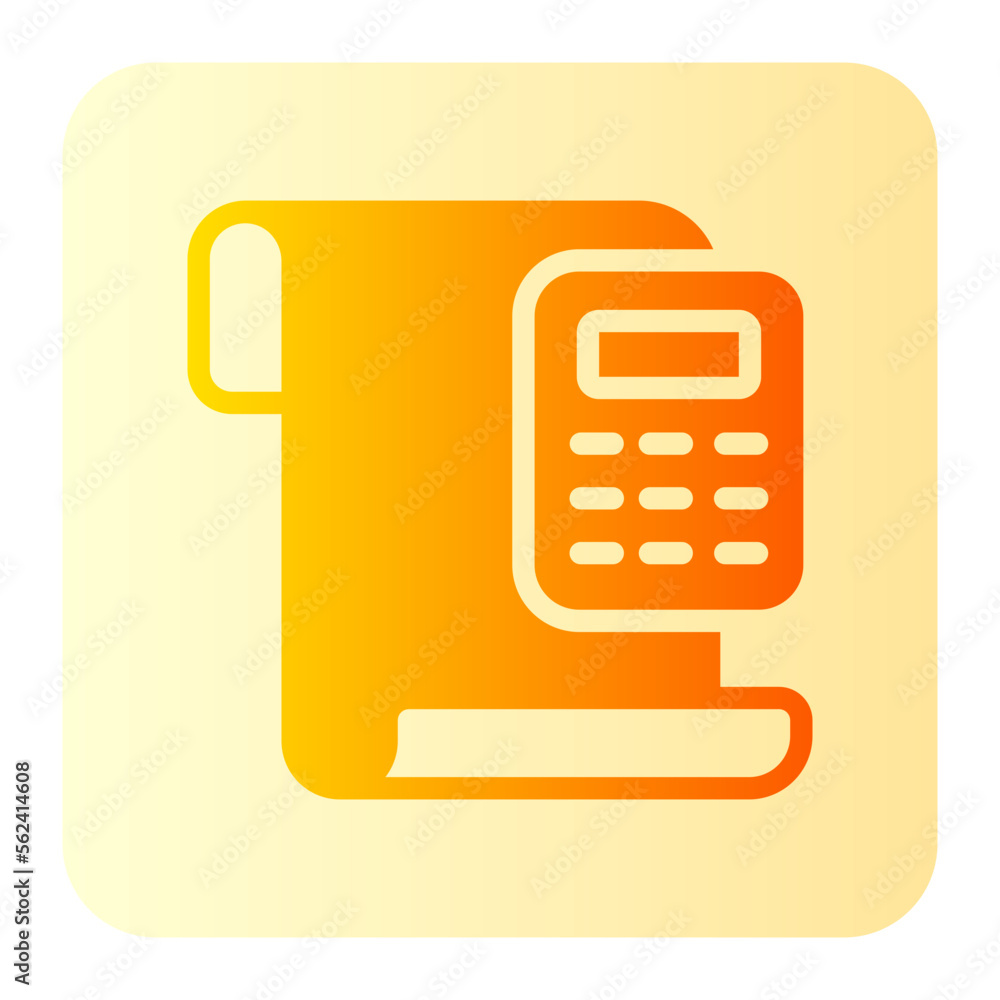 calculator gradient icon calculator gradient icon