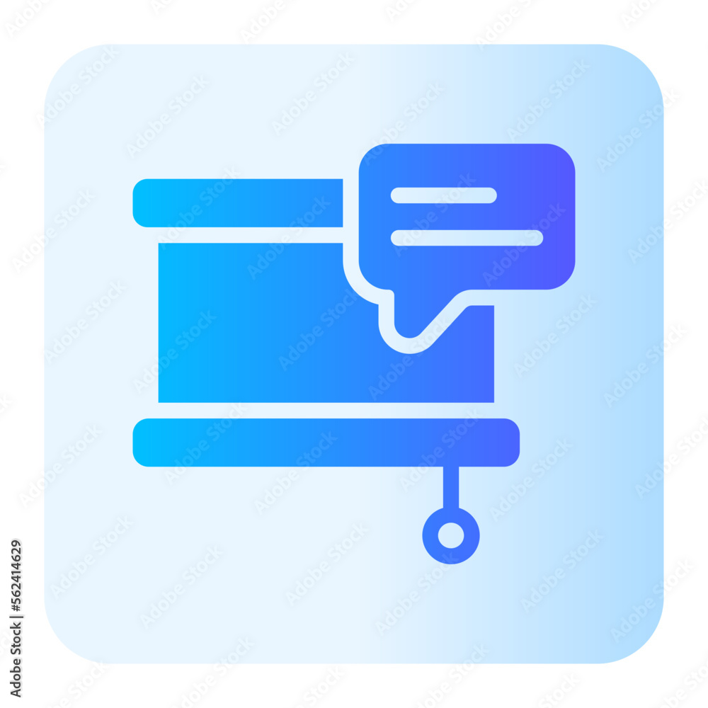 coaching gradient icon coaching gradient icon