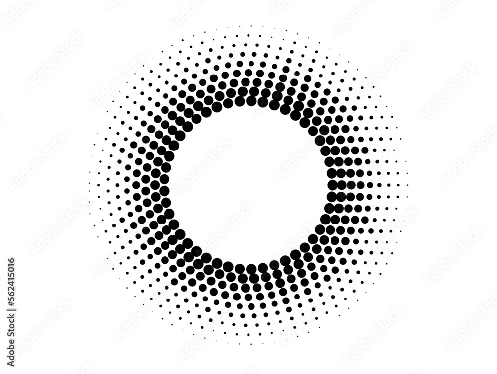 Halftone circles, halftone dot gradient Halftone circles, halftone dot gradient