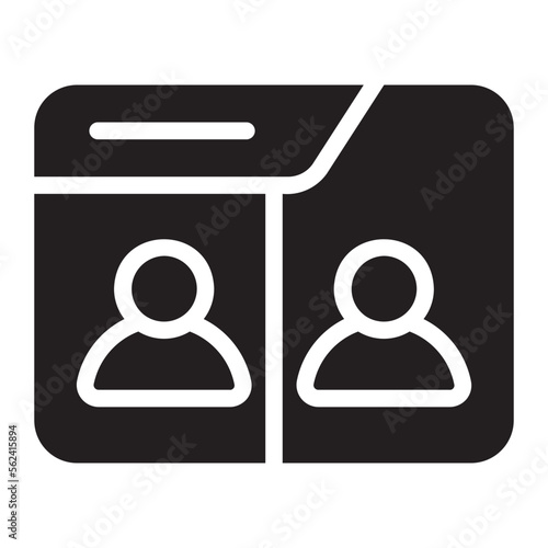 videocall glyph icon