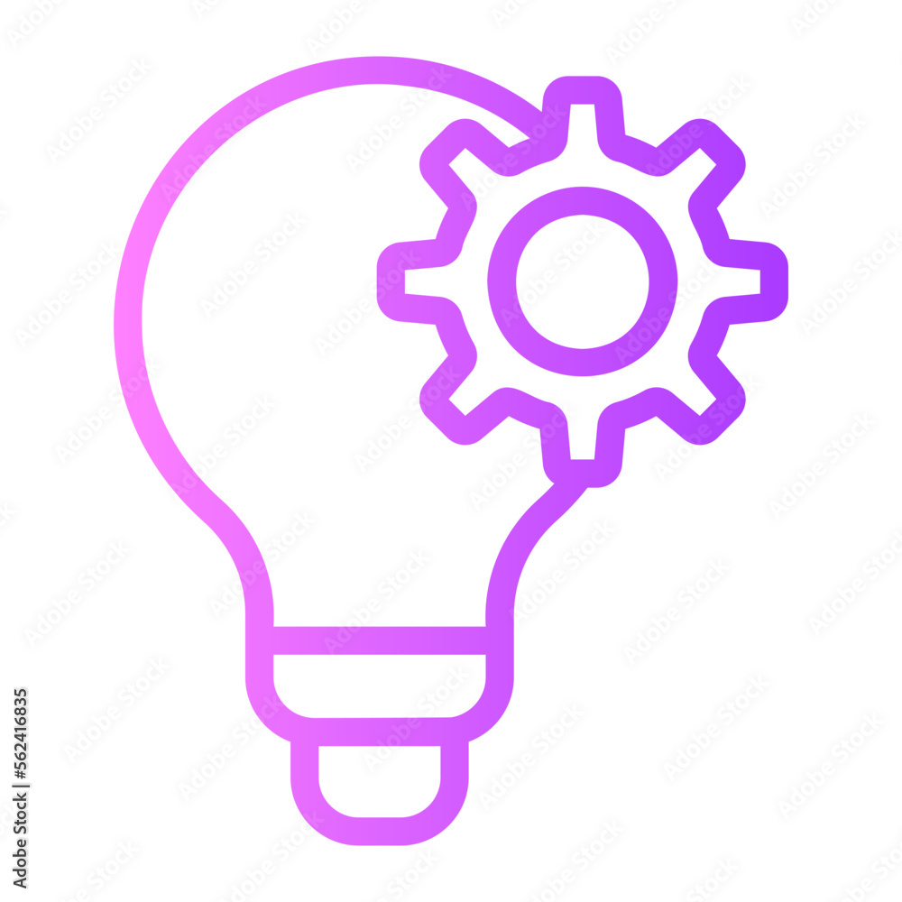 idea gradient icon idea gradient icon