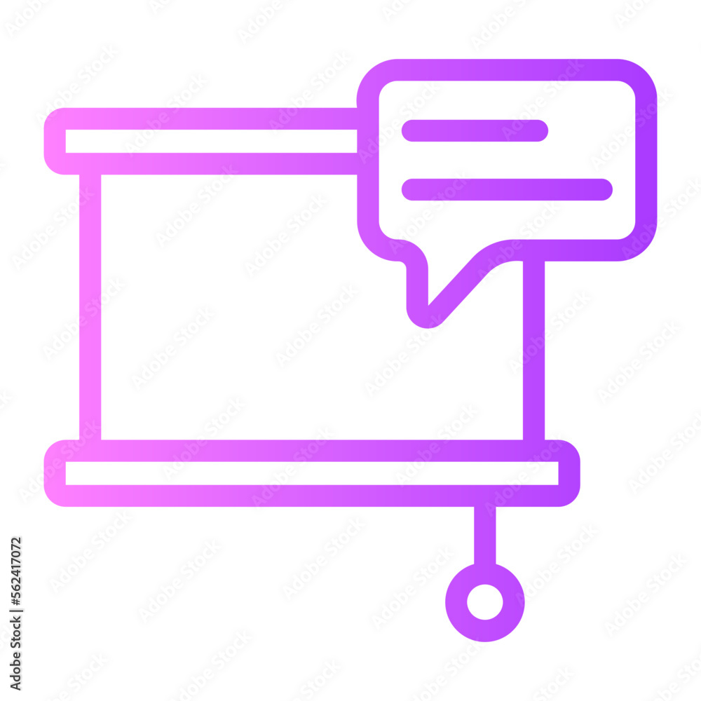 coaching gradient icon coaching gradient icon
