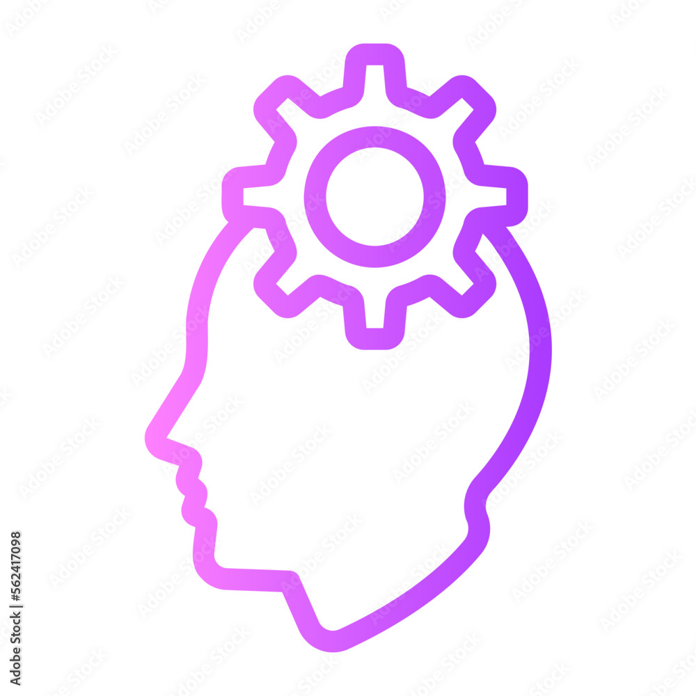 critical thinking gradient icon critical thinking gradient icon