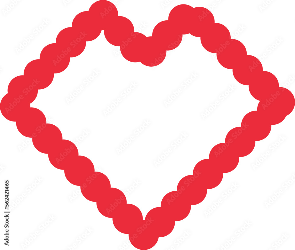 Red Heart. Heart Icon. Favorite Icon. Heart Drawing.