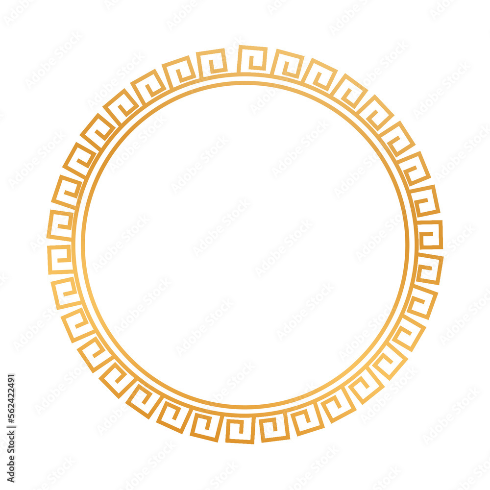 Gold Circle element Design for Chinese new year 2024 transparent file format png Gold Circle element Design for Chinese new year 2024 transparent file format png