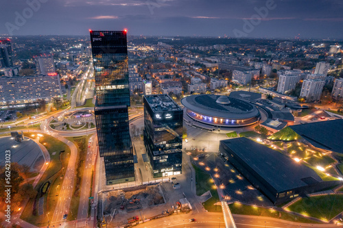 Obraz na płótnie Katowice w salonie