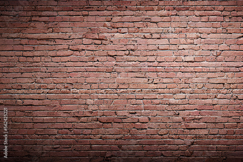 Red brick wall background IA photo