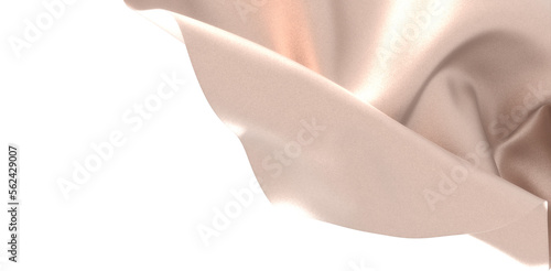 Fotografie gold cloth texture. 3D rendering.