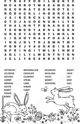 Snowy Night Word Search Activity Page. High quality photo. An 8.5 by 11 page ready for printing.