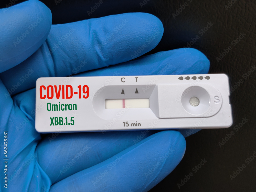 Blood rapid test kit for Covid19 omicron XBB.1.5 kraken variant test