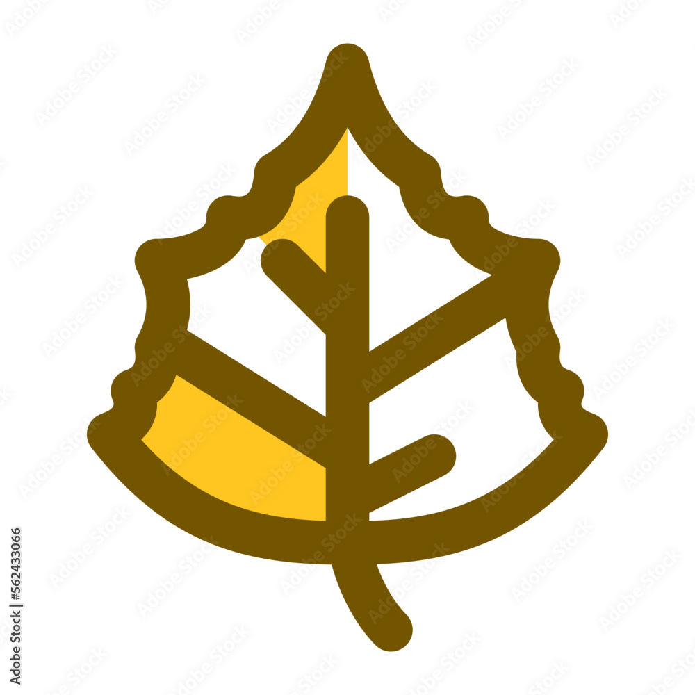 Leaf line style icon vector design and illustration template Leaf line style icon vector design and illustration template
