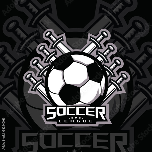 Football soccer championship logo