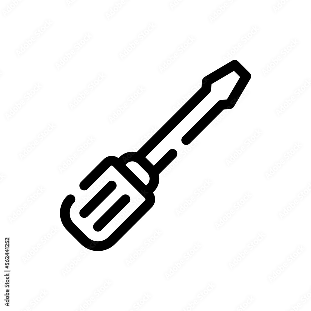screwdriver line icon screwdriver line icon