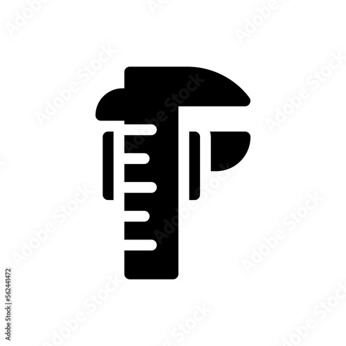 caliper glyph icon