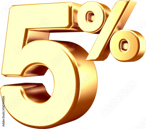 3D Golden Five Percent Number