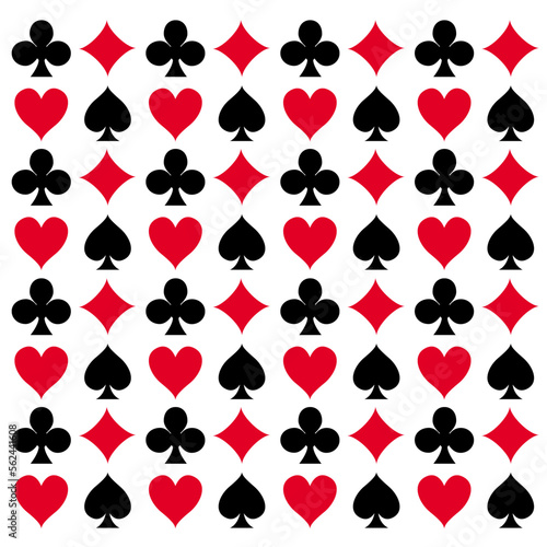Photography Pique coeur carreau trèfle - jeu de cartes - casino - Las Vegas