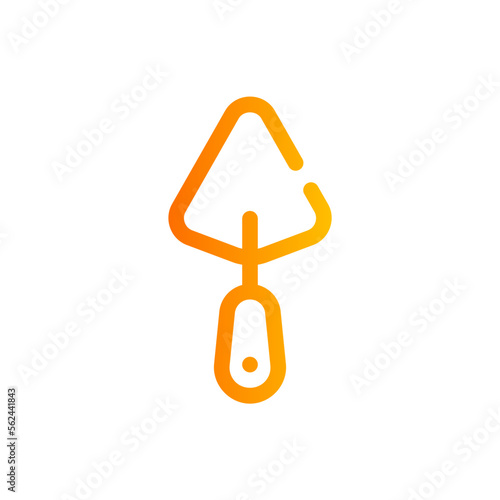 trowel gradient icon