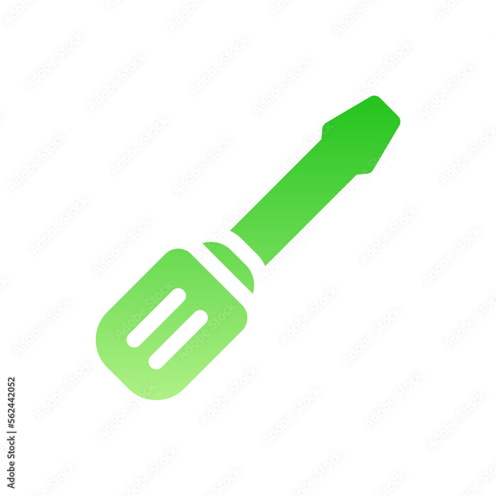 screwdriver flat gradient icon screwdriver flat gradient icon