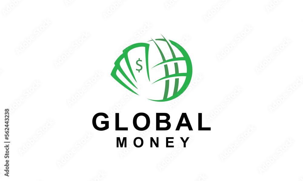 Global Money Logo Design Template. Global Money Logo Design Template.