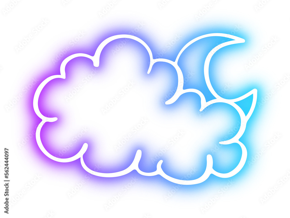 Collection of cloud neon Collection of cloud neon