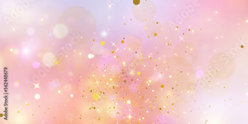 Elegant Valentine's Day background with light effects and gradient.Vector.For web design and illustrations.