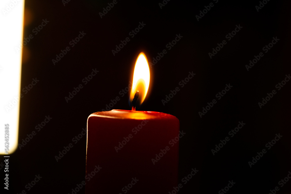 candle in the dark. Cadle. Light. Fire candle in the dark. Cadle. Light. Fire