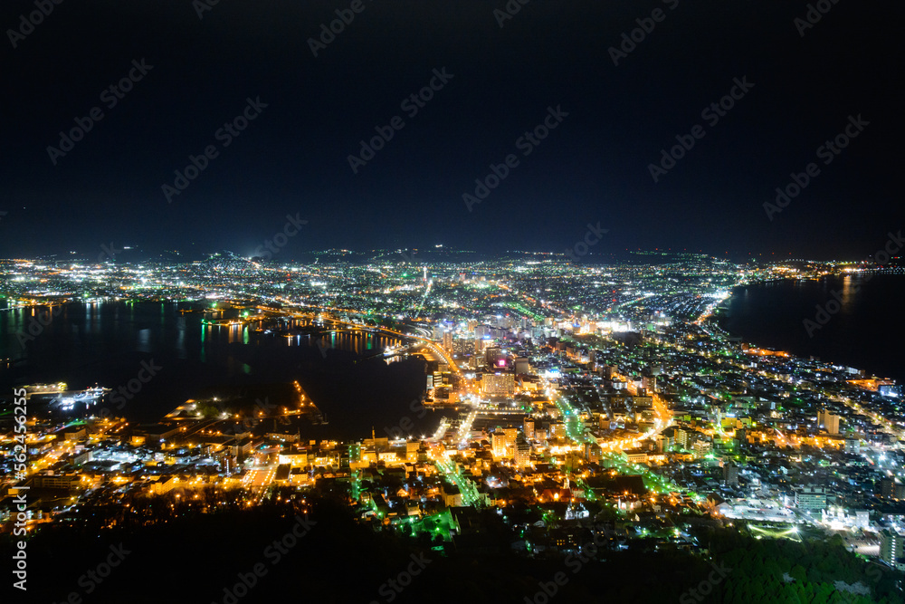 函館山展望台から見た函館市の夜景