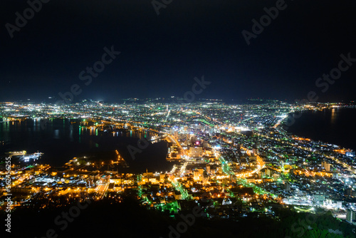 函館山展望台から見た函館市の夜景