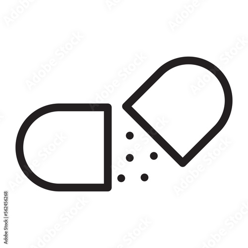 capsule line icon