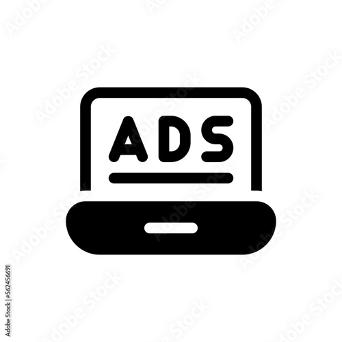 ads glyph icon